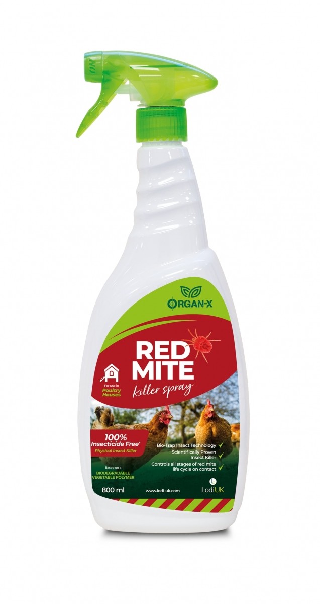 Organ-X Red Mite Killer Spray 800ml - Lodi UK